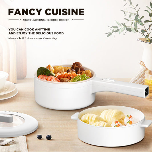 Dreepor Multi-Function electric Cooking Pot 2L – Non-Stick Pot for Rice, Noodles & Soup