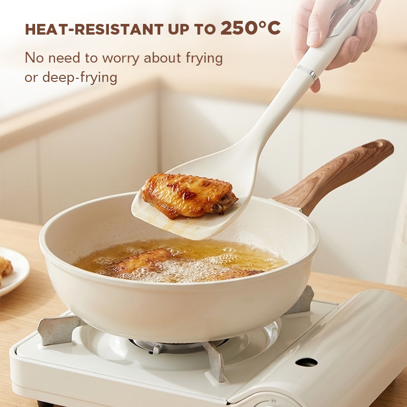 Dreepor 6-Piece Silicone Kitchen Utensil Set | Heat Resistant Non-Stick Cooking Tools