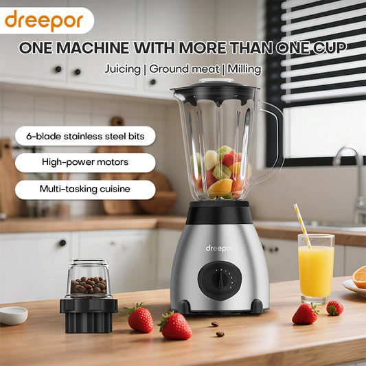 Dreepor 2-in-1 Blender & Food Chopper