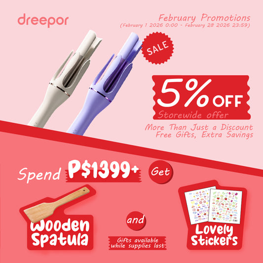 Dreepor 32MM Automatic Curling Iron - Frizz-Free Curls in 5 Mins!