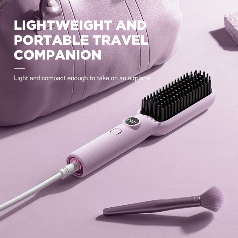 Dreepor Negative Ion Straightening Comb - Salon-Perfect Hair at Home