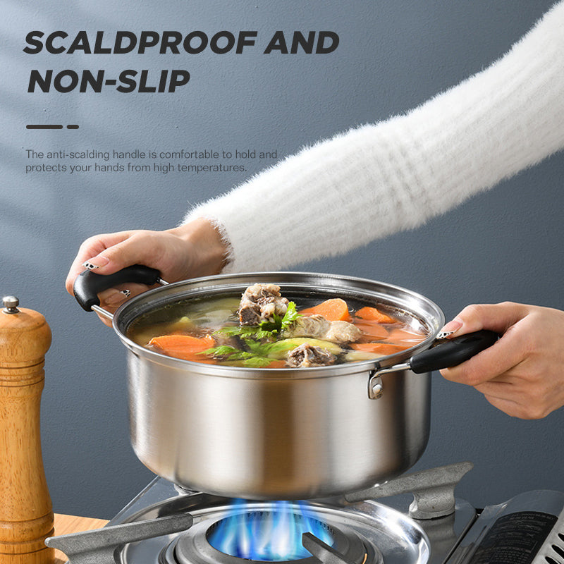 Dreepor 3-Piece Stainless Steel Cookware