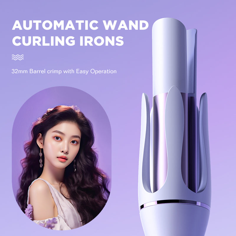 Dreepor 32MM Automatic Curling Iron - Frizz-Free Curls in 5 Mins!