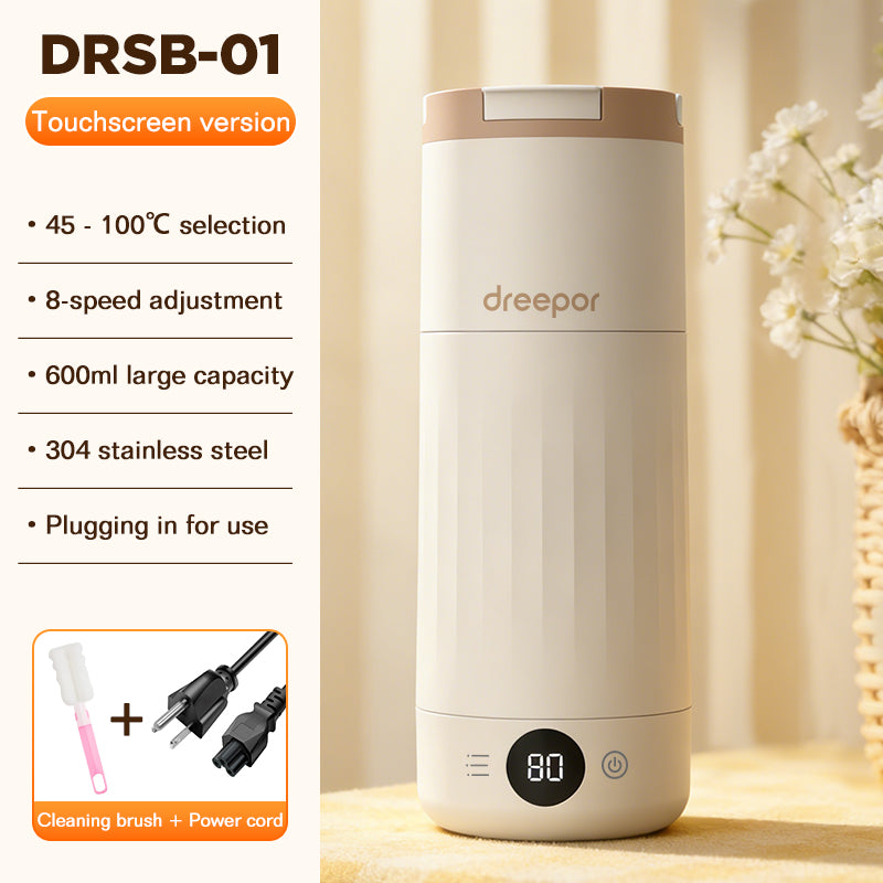Dreepor Portable Electric Heating Thermos Cup
