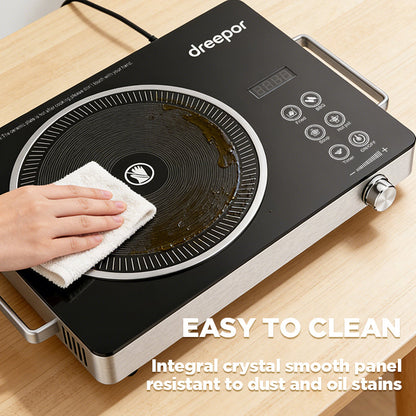 Dreepor 2200W Electric Ceramic Cooker – Fast & Easy Cooking for Everyday Meals