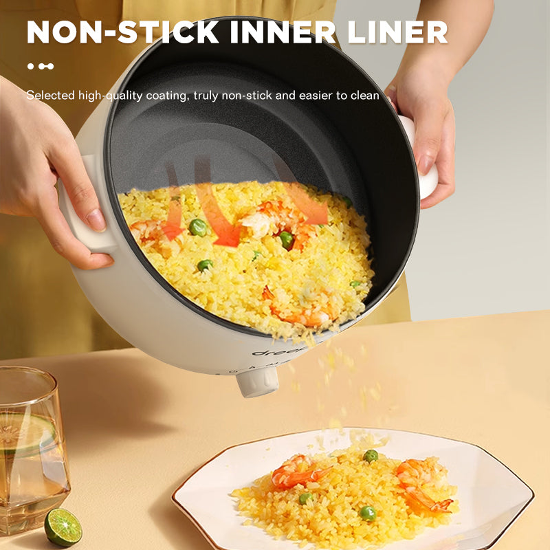 Dreepor 2L Double-Layer Steamer & Frying Pan