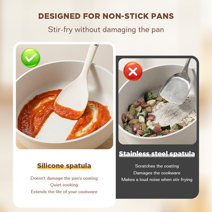 Dreepor 6-Piece Silicone Kitchenware Set – Non-Stick, Heat Resistant, Food-Grade & Baby-Safe