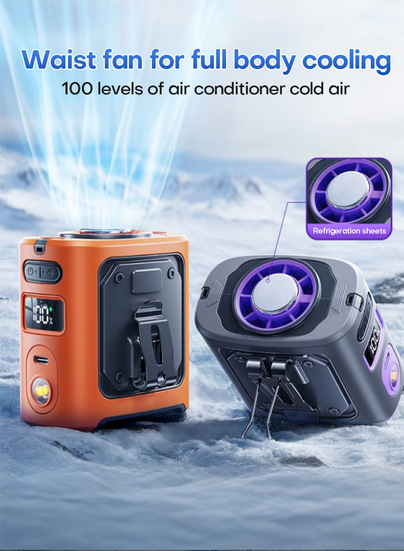 Dreepor Portable Waist Fan – Hands-Free Personal Cooling Fan