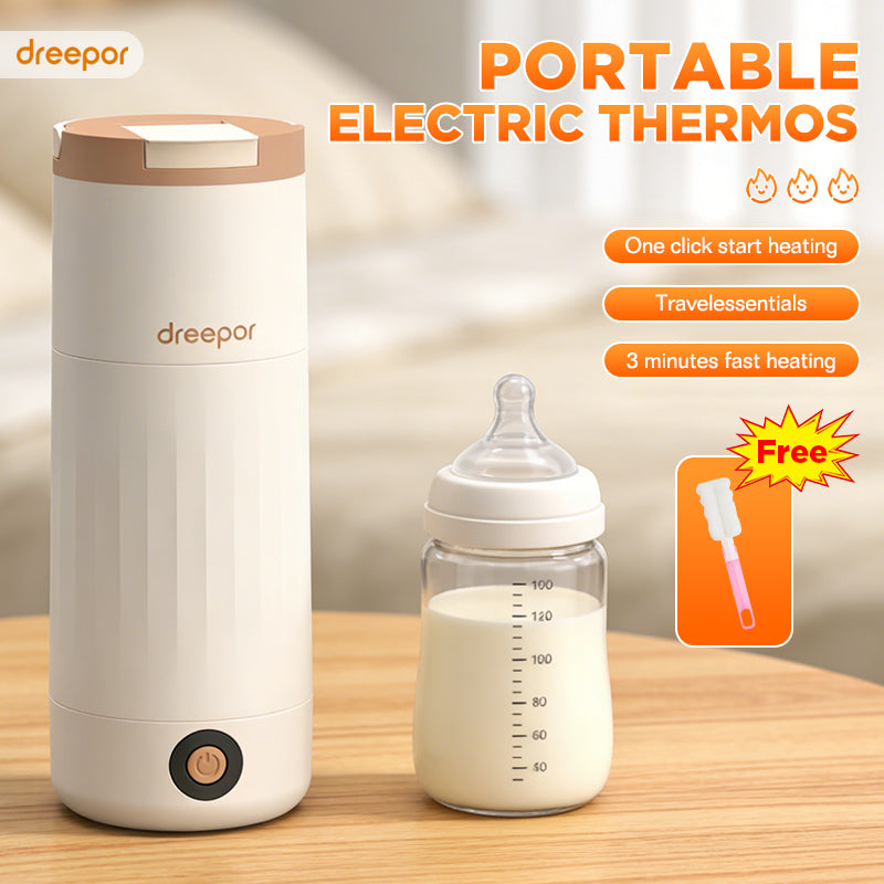 Dreepor Portable Electric Heating Thermos Cup