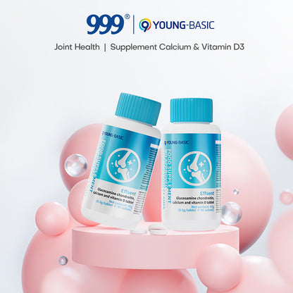 Dreepor & 9Young-Basic Glucosamine & Vitamin D – Bone & Joint Care