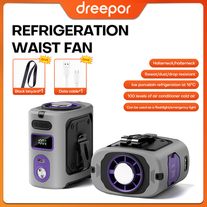 Dreepor Portable Waist Fan – Hands-Free Personal Cooling Fan