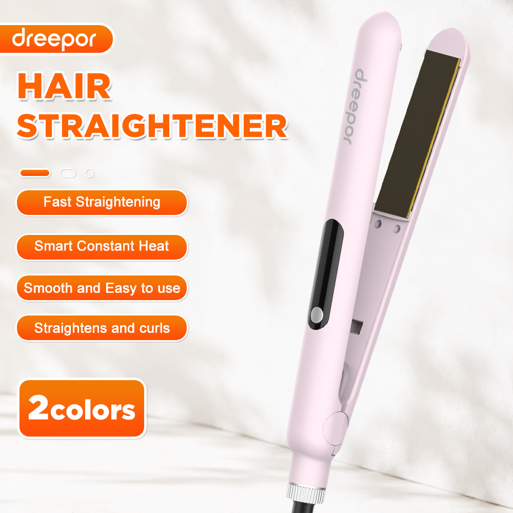 Dreapor Hair Straightener with 4 Heat Settings – Ceramic Flat Iron