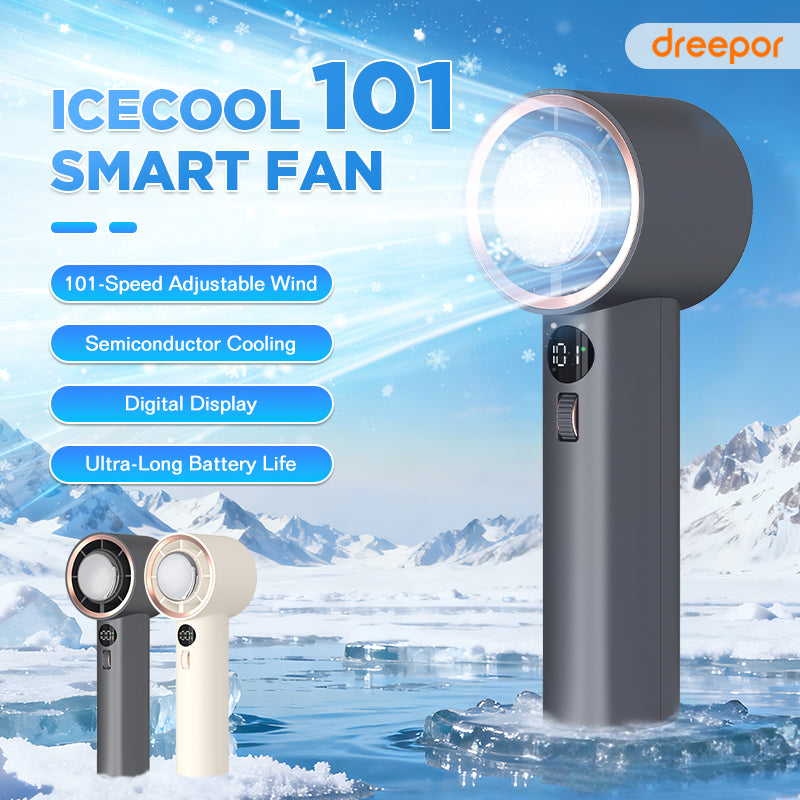 Dreepor Portable Turbo Mini Fan – High-Speed Handheld Cooling Fan
