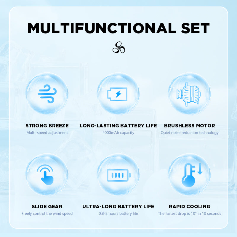 Dreepor High-Speed Handheld Cooling Fan