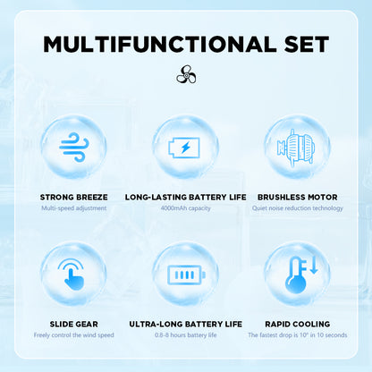 Dreepor High-Speed Handheld Cooling Fan