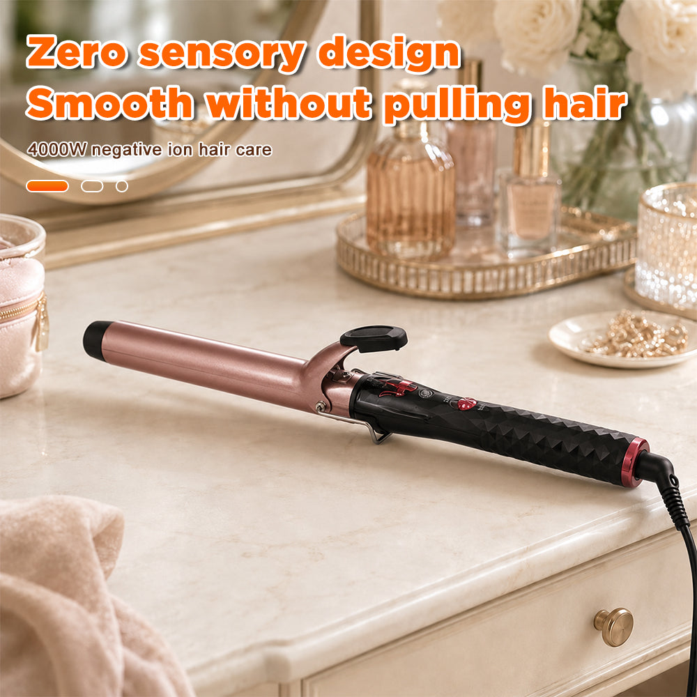 Dreepor Automatic Hair Curler – Negative Ion Curling Iron for Natural Waves & Smooth Hair