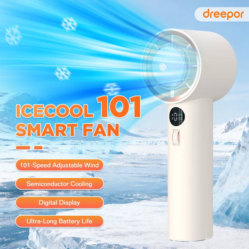 Dreepor Portable Turbo Mini Fan – High-Speed Handheld Cooling Fan