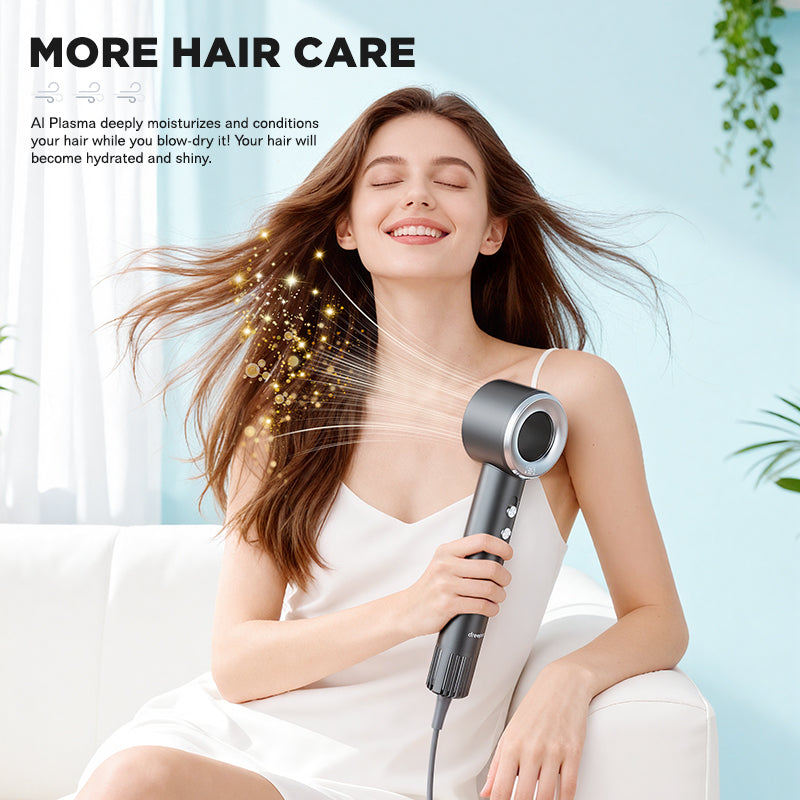 Dreepor High Speed Ionic Hair Dryer – Fast Dry, Low Noise, Salon Hair Dryer PH