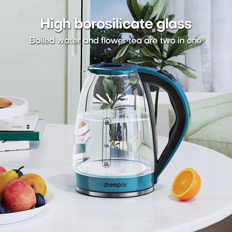 Dreepor 1.8L Fast Boil Electric Kettle