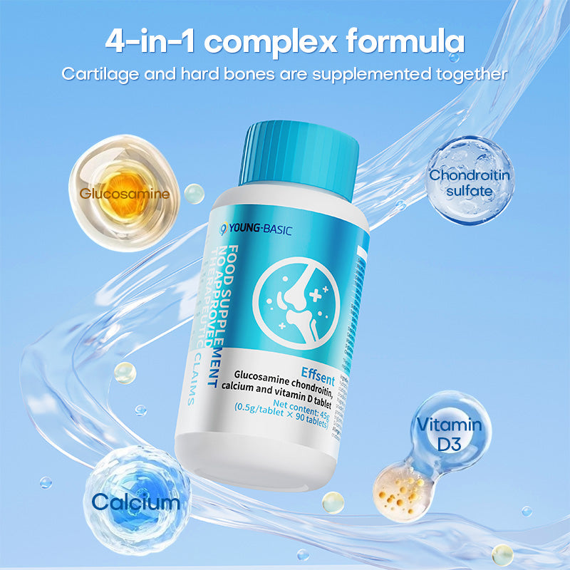 Dreepor & 9Young-Basic Glucosamine & Vitamin D – Bone & Joint Care