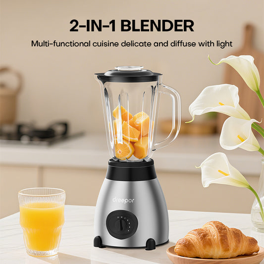 Dreepor 2-in-1 Blender & Food Chopper