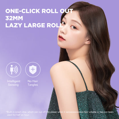 Dreepor 32MM Automatic Curling Iron - Frizz-Free Curls in 5 Mins!