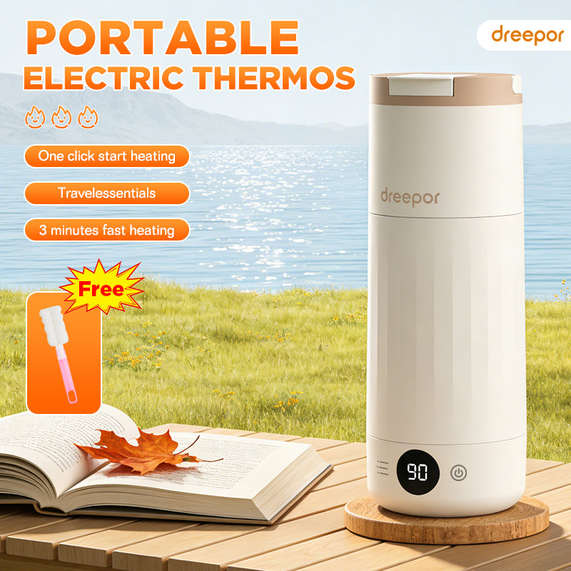 Dreepor Portable Electric Heating Thermos Cup