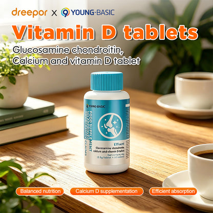 Dreepor & 9Young-Basic Glucosamine & Vitamin D – Bone & Joint Care