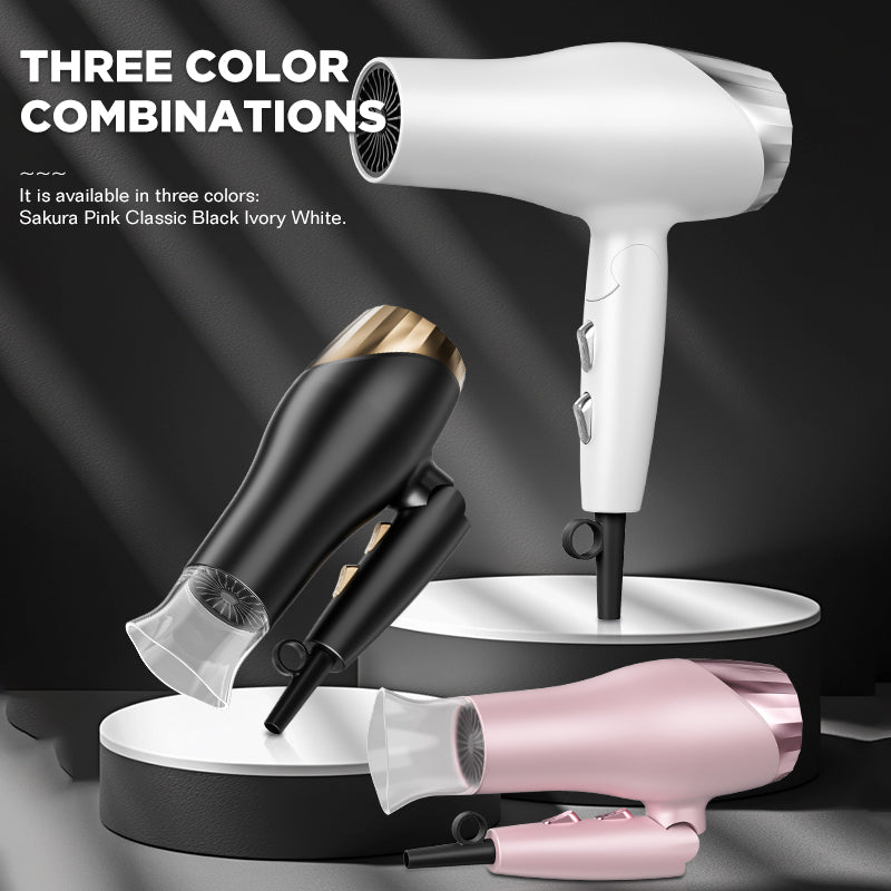 Dreepor Foldable Hair Dryer – Fast Drying with Hot & Cold Air
