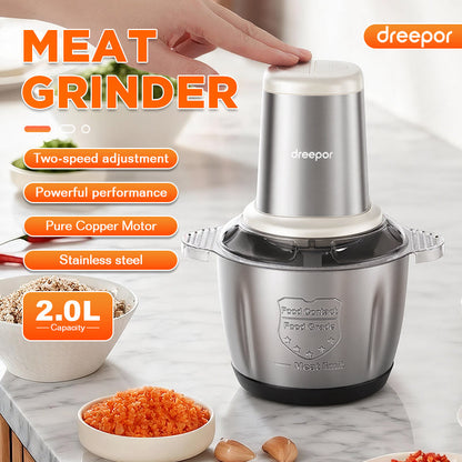 Dreepor Cyclone Speed Electric Food Chopper