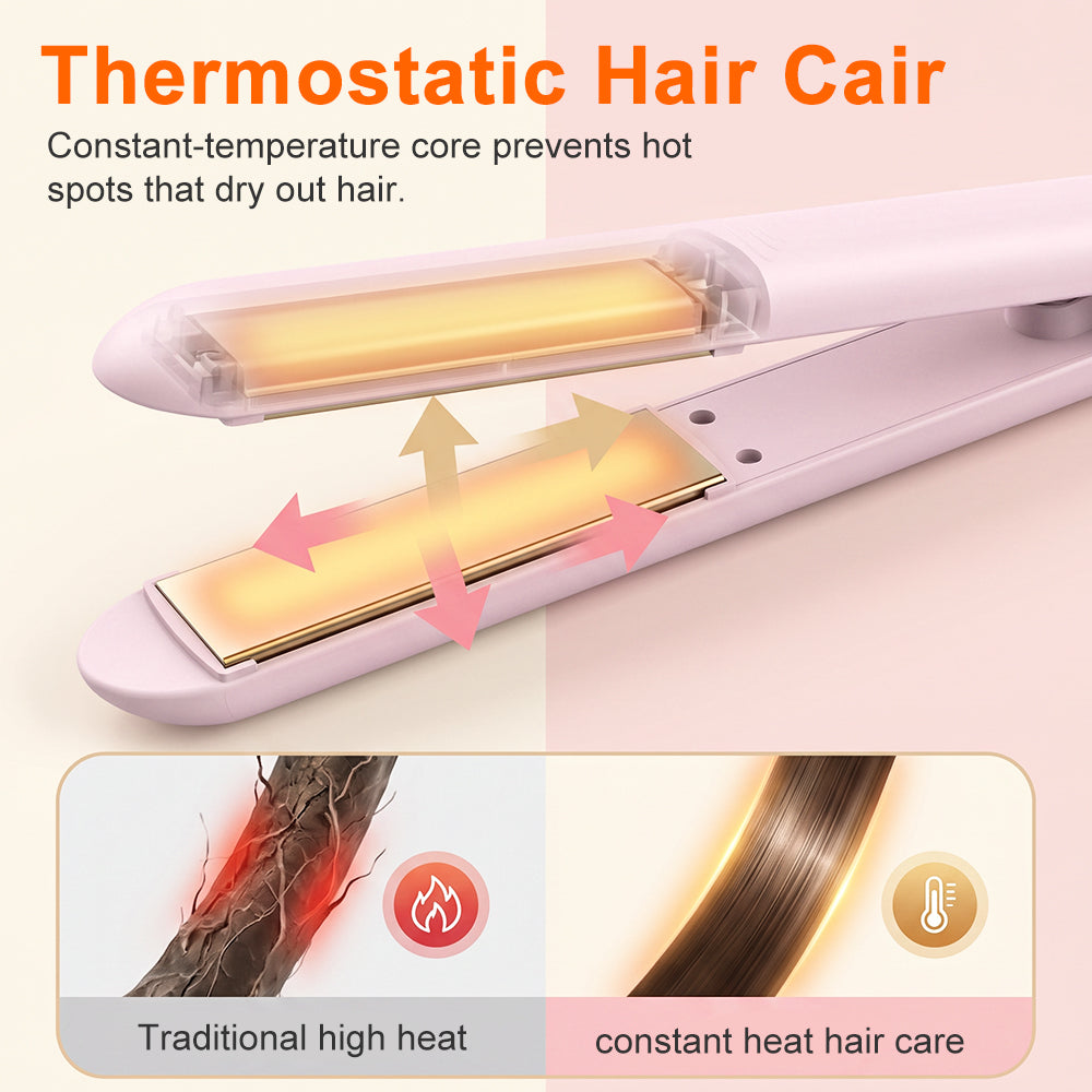 Dreapor Hair Straightener with 4 Heat Settings – Ceramic Flat Iron