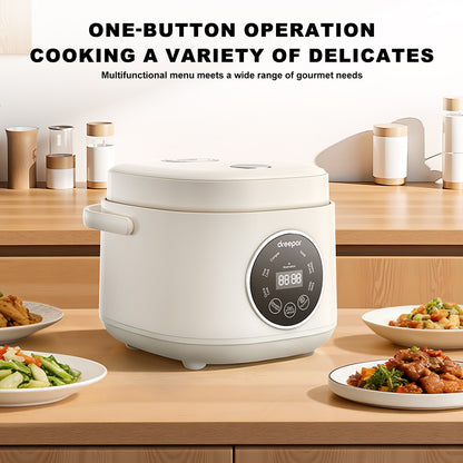 Dreepor Smart Rice Cooker – Touch Display & One-Button Cooking for Daily Meals
