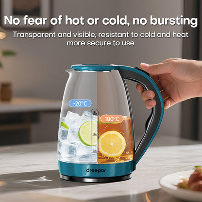 Dreepor 1.8L Fast Boil Electric Kettle