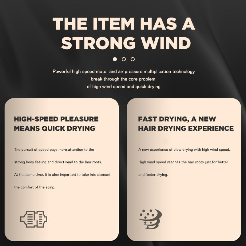 Dreepor High-Speed Hair Dryer – Fast Drying with Strong Airflow