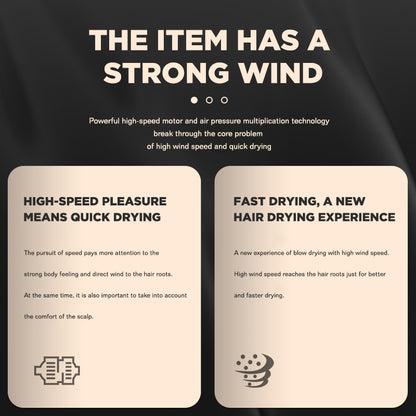 Dreepor High-Speed Hair Dryer – Fast Drying with Strong Airflow