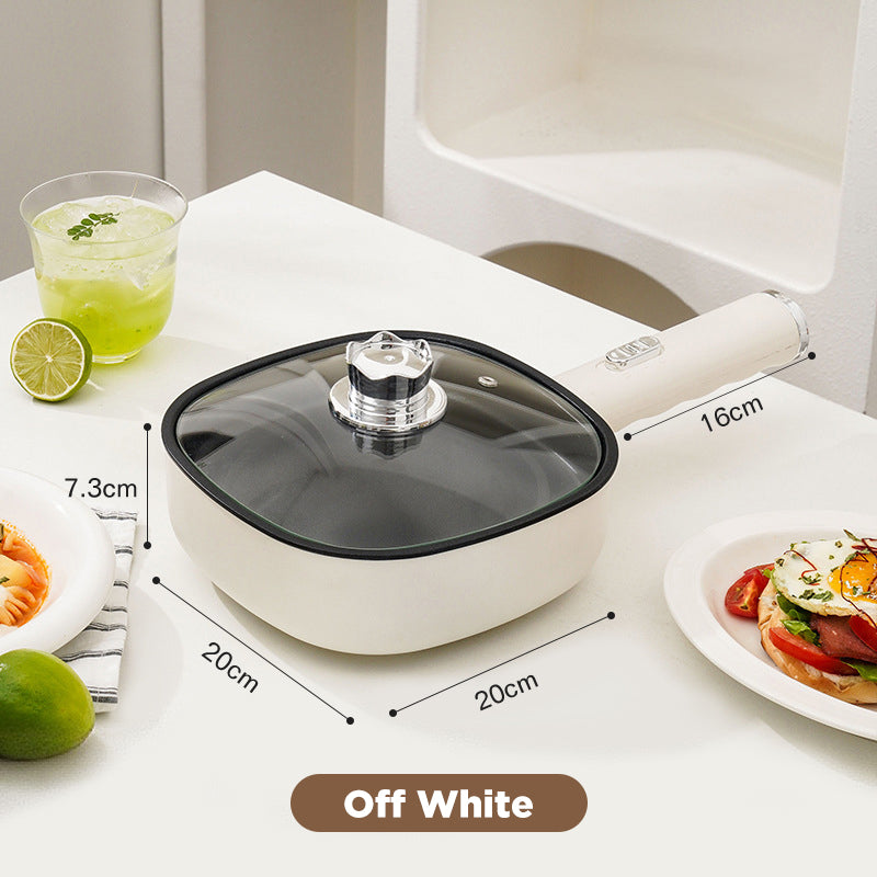 Dreepor Mini Non-Stick Electric Skillet - 2-in-1 Fry & Grill Pan