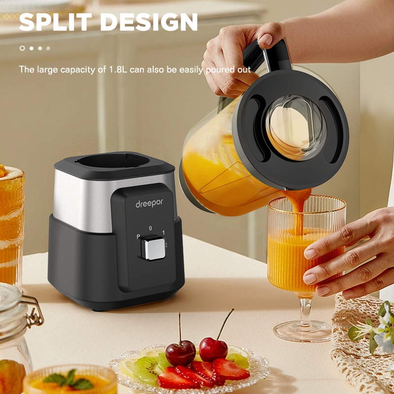 Dreepor 2-in-1 High-Speed Blender & Food Chopper