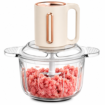 Dreepor Electric Food Chopper 2L/3L – Multi-Purpose Meat Grinder & Vegetable Processor