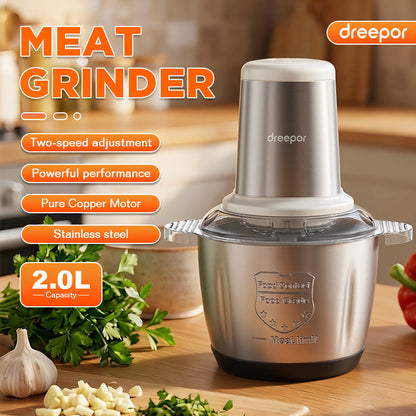 Dreepor Cyclone Speed Electric Food Chopper