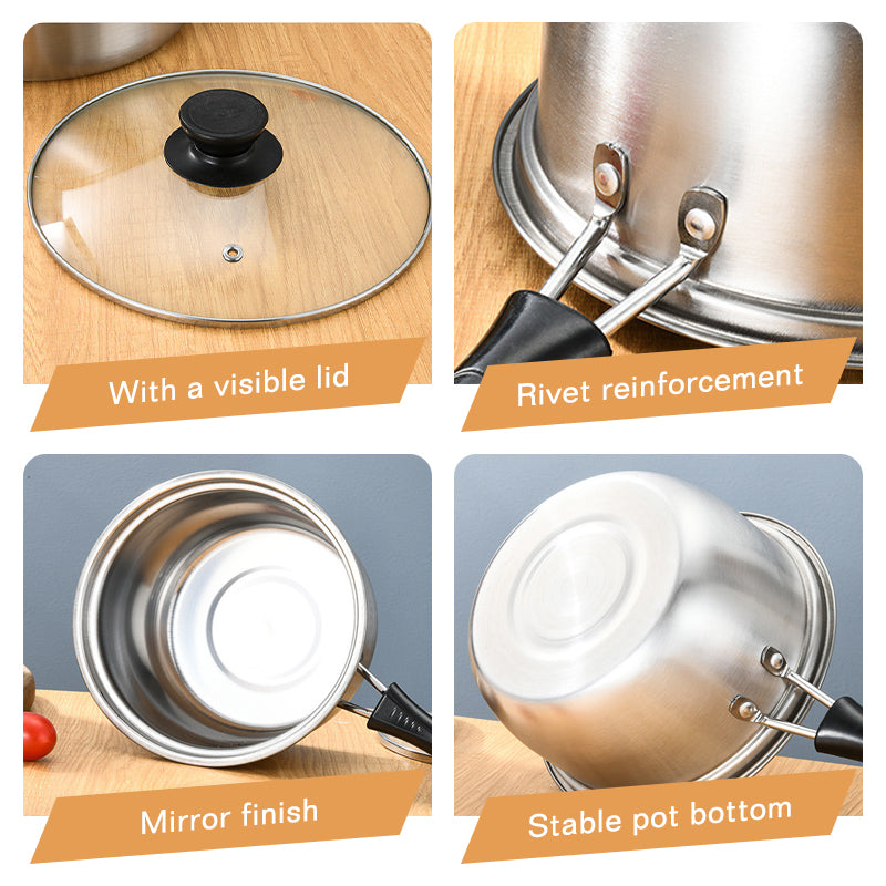 Dreepor 3-Piece Stainless Steel Cookware
