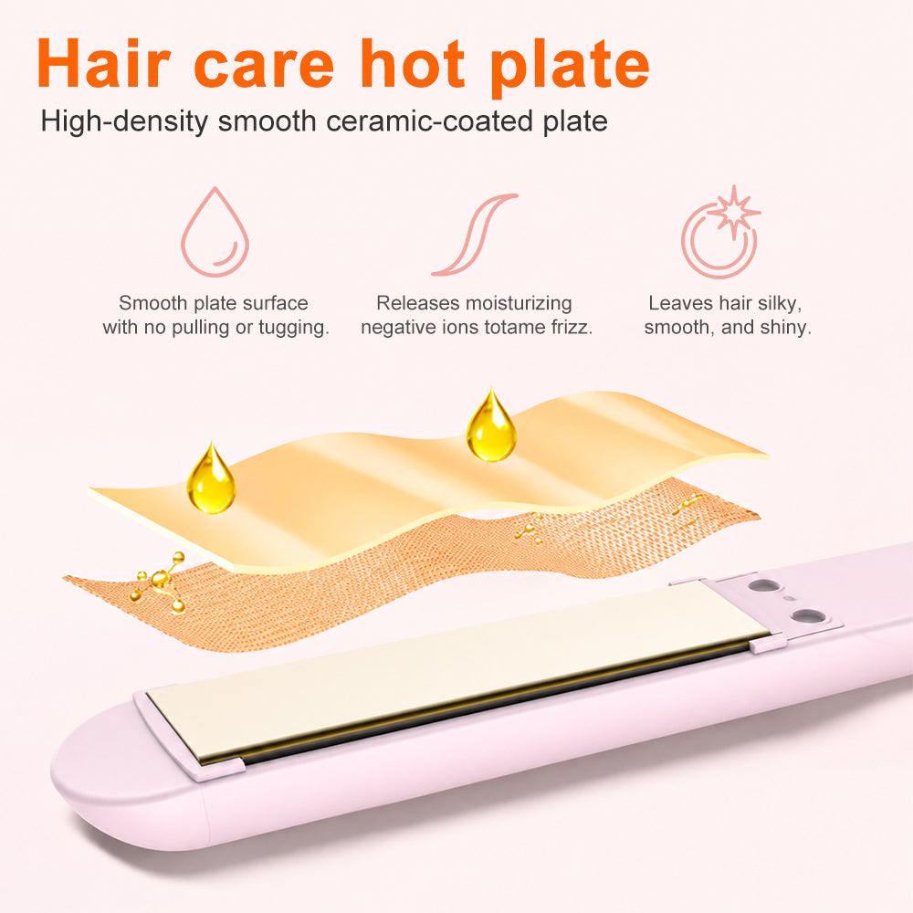 Dreapor Hair Straightener with 4 Heat Settings – Ceramic Flat Iron