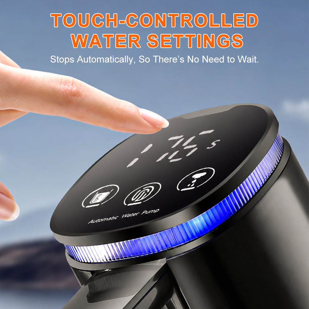 Dreepor Automatic Water Dispenser Pump | Foldable, LED Display & Type-C Rechargeable