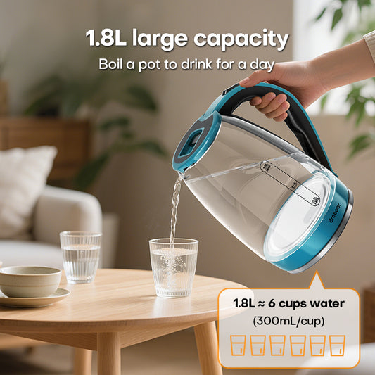 Dreepor 1.8L Fast Boil Electric Kettle