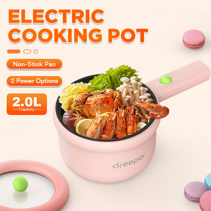 Dreepor Multi-function Electric Cooker Mini Non-stick Pan