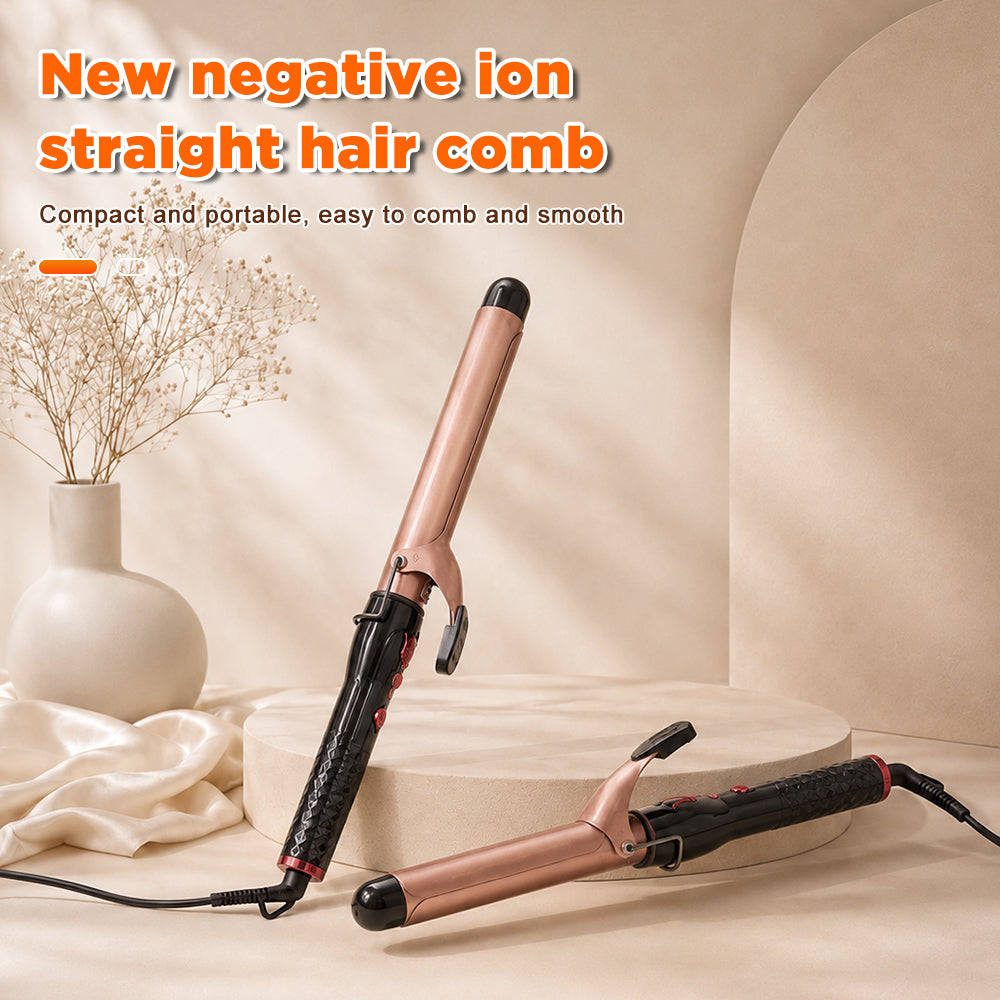 Dreepor Automatic Hair Curler – Negative Ion Curling Iron for Natural Waves & Smooth Hair