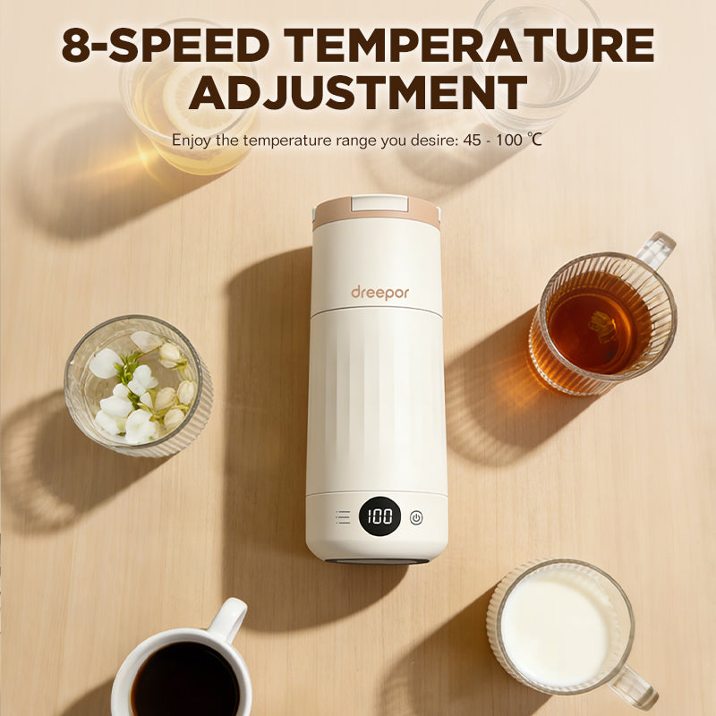 Dreepor Portable Electric Heating Thermos Cup