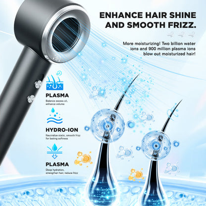Dreepor High Speed Ionic Hair Dryer – Fast Dry, Low Noise, Salon Hair Dryer PH