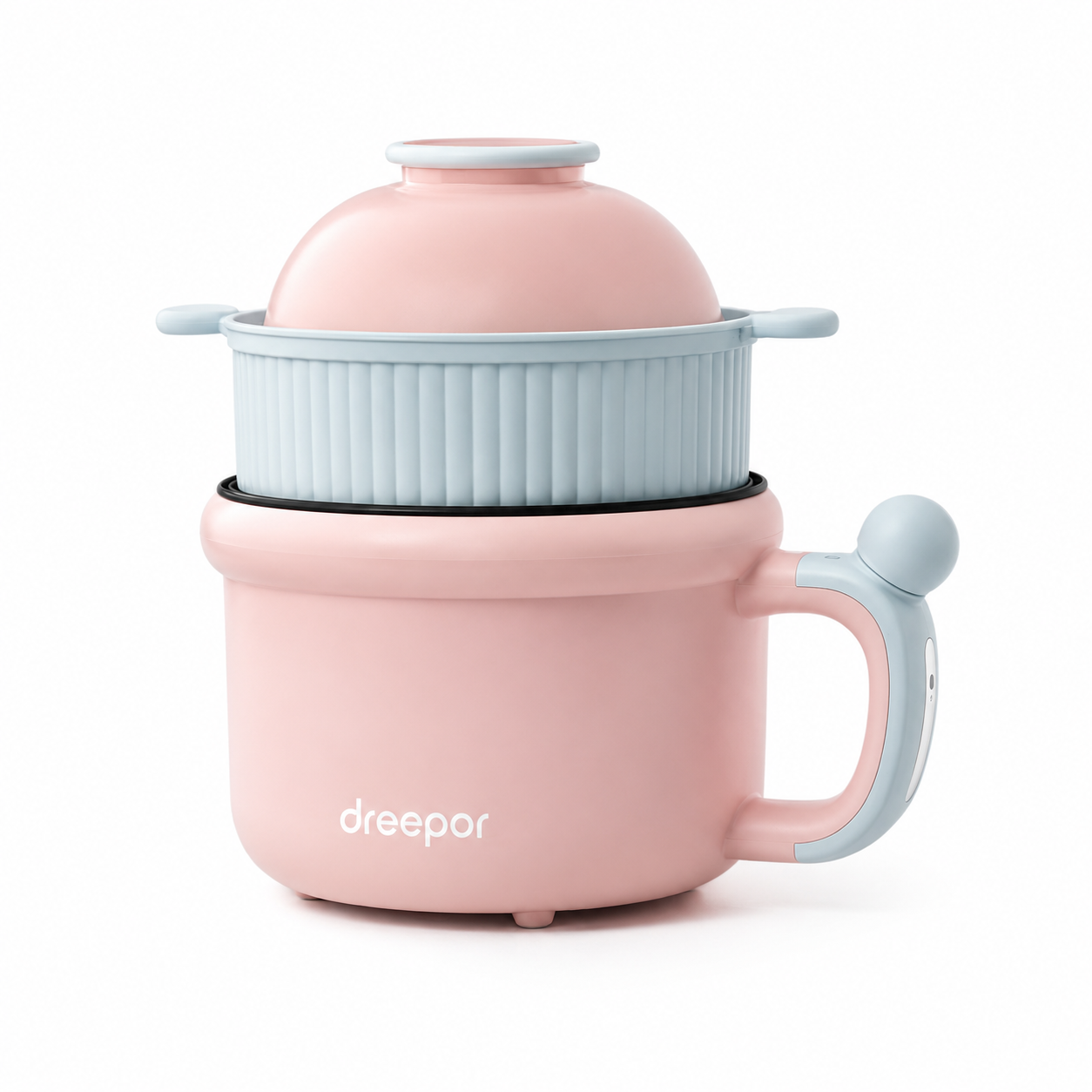 Dreepor Multi-Function Electric Cooker 1.5L | Portable Hot Pot for Noodles, Soup & Daily Meals