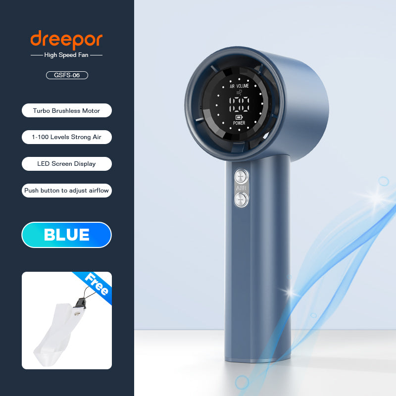 Dreepor High-Speed Handheld Cooling Fan