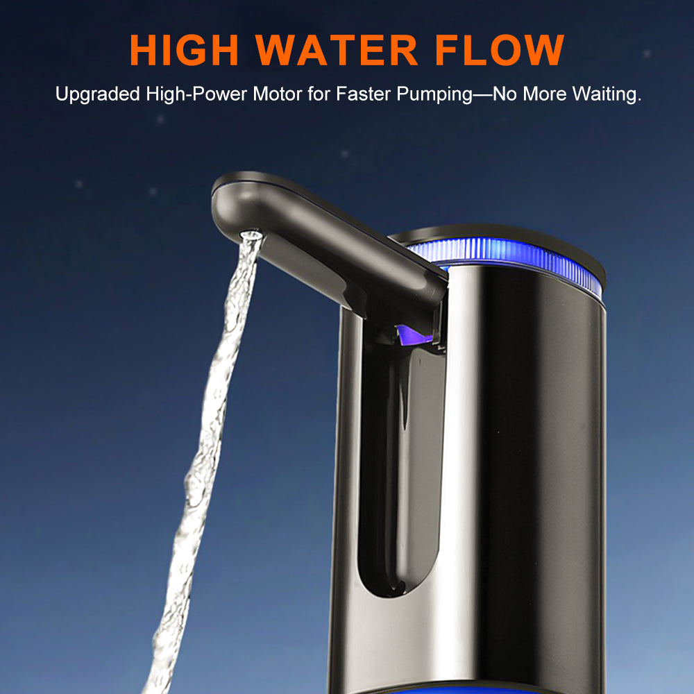 Dreepor Automatic Water Dispenser Pump | Foldable, LED Display & Type-C Rechargeable
